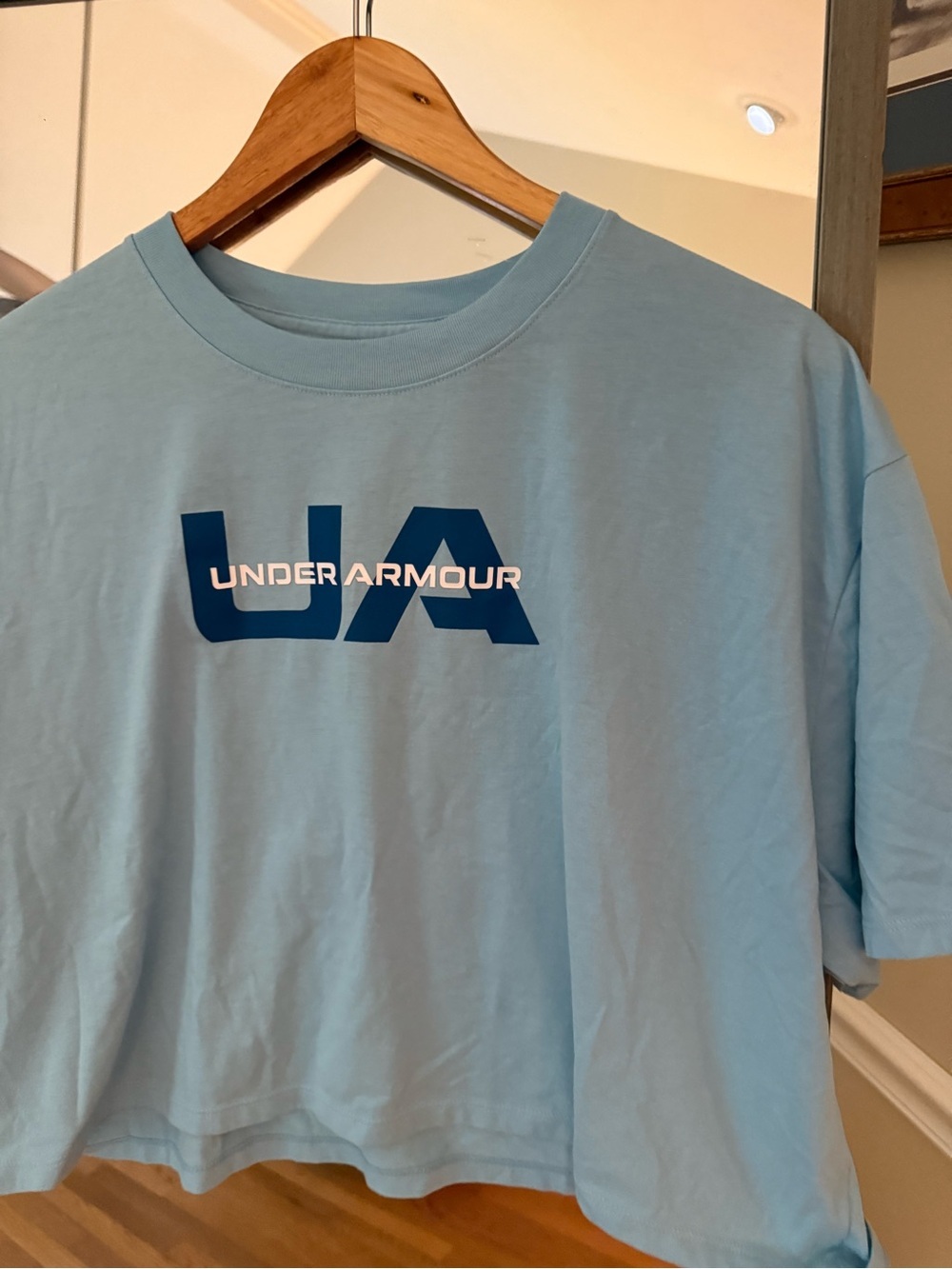 Under Armour Light Blue Logo Pullover Hoodie